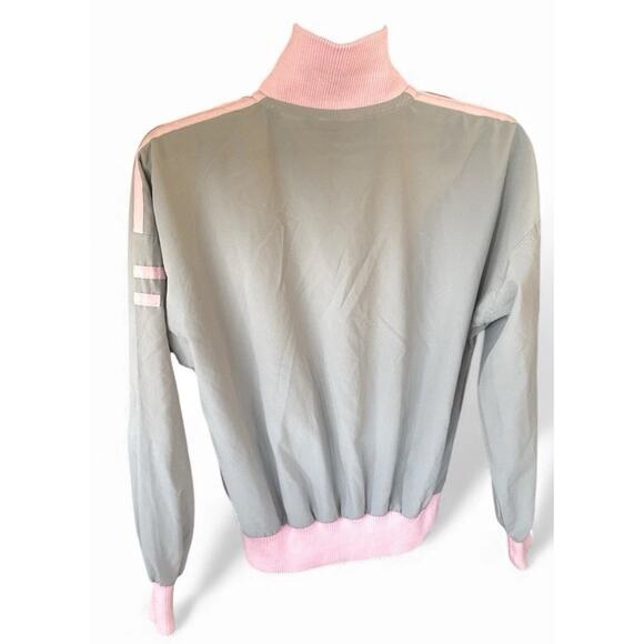 Vintage 90s Pierre Cardin Pastel Pullover Windbreaker 1/4 Zipper Pockets Small - Picture 2 of 4